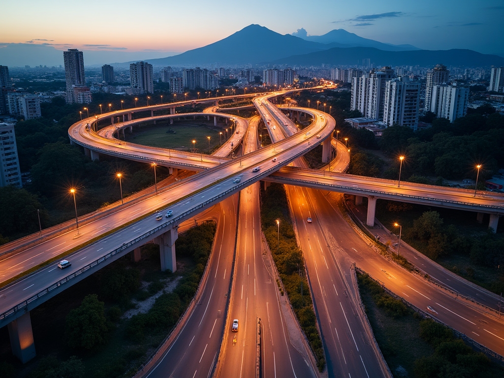 Modern transportation infrastructure in Guatemala
